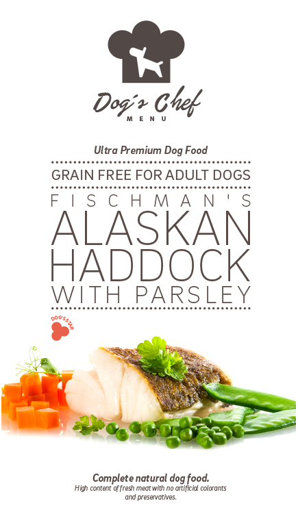 Dog’s Chef Fischman’s Alaskan Haddock with Parsley