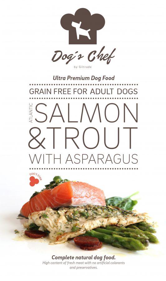 Dog’s Chef Atlantic Salmon & Trout with Asparagus