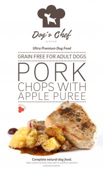 Dog’s Chef Pork Chops with Apple Puree
