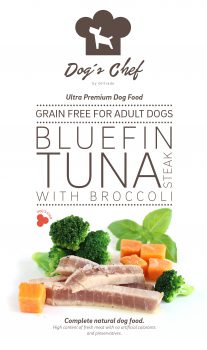 Dog’s Chef Bluefin Tuna steak with Broccoli