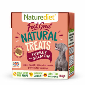 NATURE DIET Feel Good TURKEY&SALMON Natural DOG TREATS 150g
