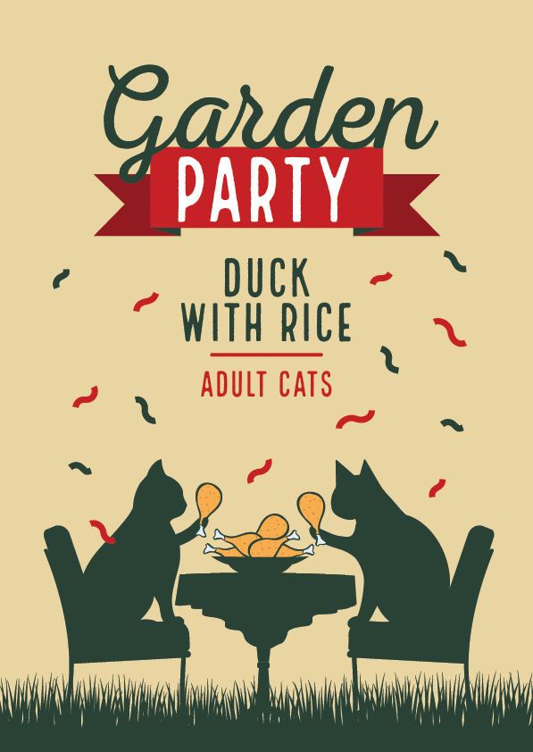 GARDEN PARTY CATS Duck & Rice