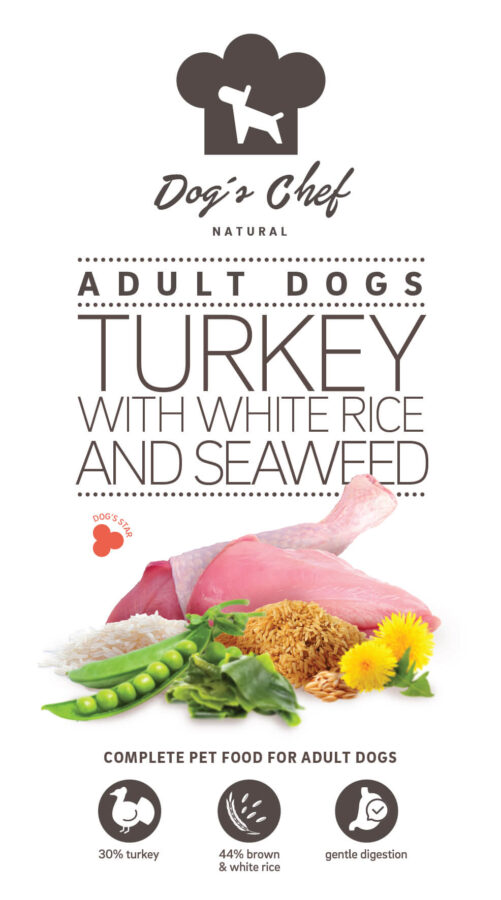 Dog’s Chef TURKEY WITH WHITE RICE AND SEAWEED
